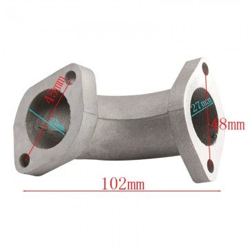 Intake manifold for Pitbike YX Standard Ø 28 mm AVO - 1