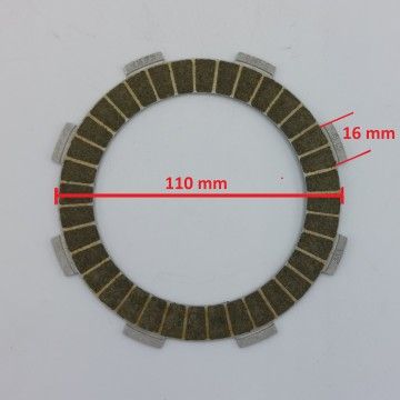 Dischi Guarniti Per Frizione VMC 10 molle ERGAL Vespa Large Frame  VMC RACING - 1