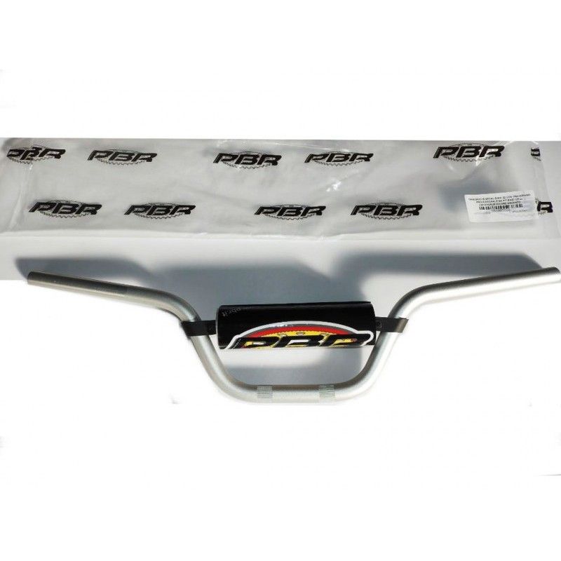 PBR PitBike Ergal Silver Handlebar 28 / 22  PBR - 1