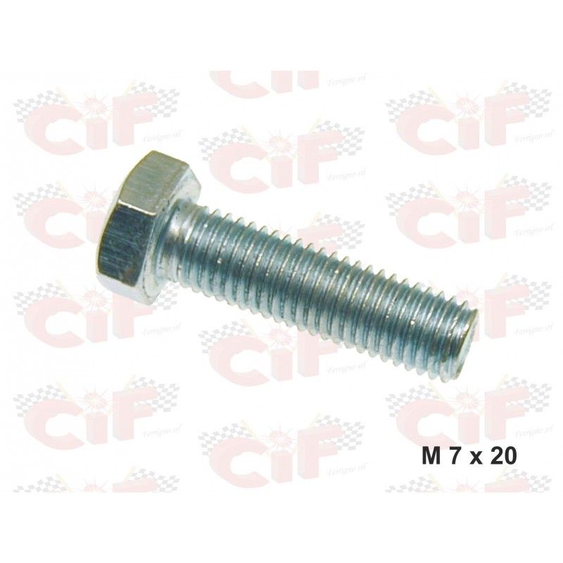 VITE TESTA ESAGONALE M7 x 20 CIF : 3607-20  CIF - 1