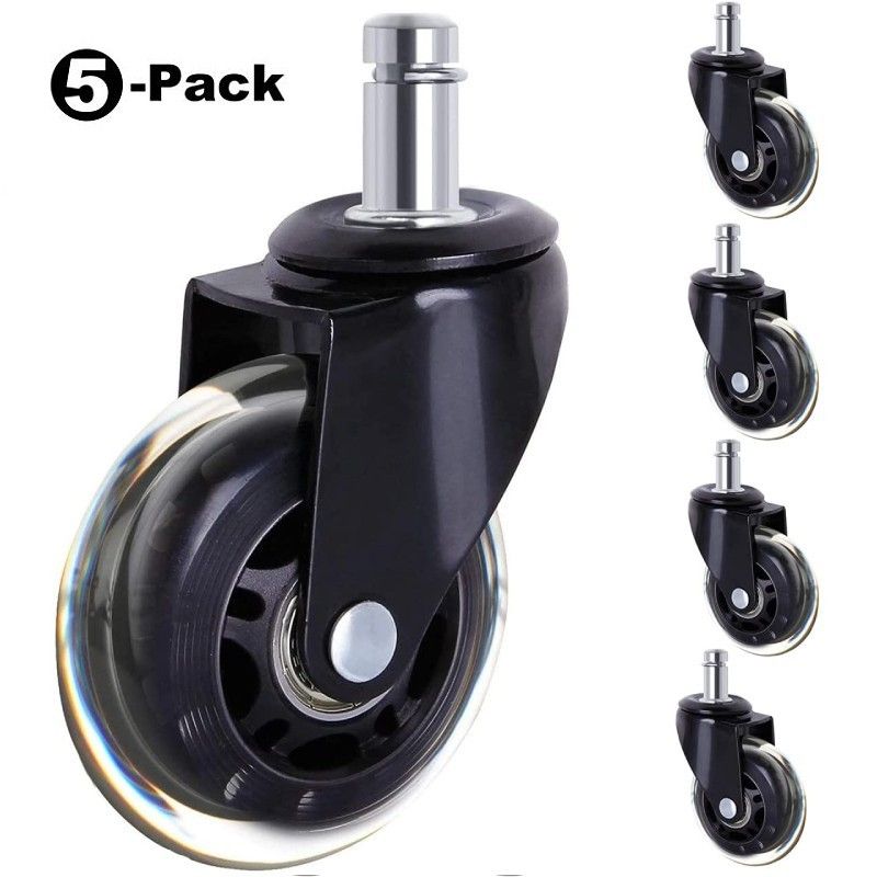 Replacement Chair Wheels for Hardwood Floors, Carpet, Tiles, the AVO - 1