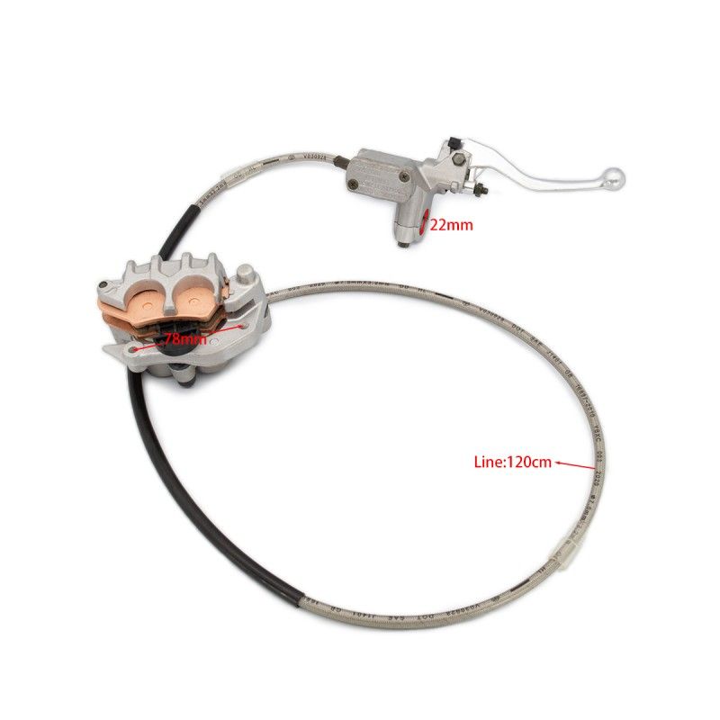 Front brake for PitBike CRF double piston  AVO - 1