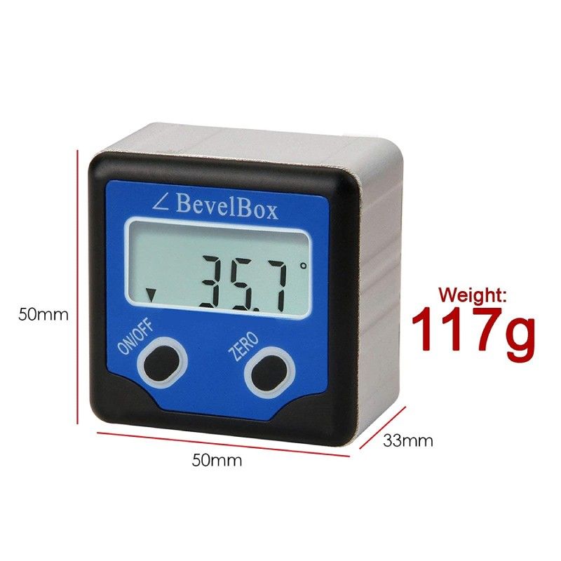 Digital Inclinometer Protractor / Bevel Box Magnetic Angle Meter  AVO - 3