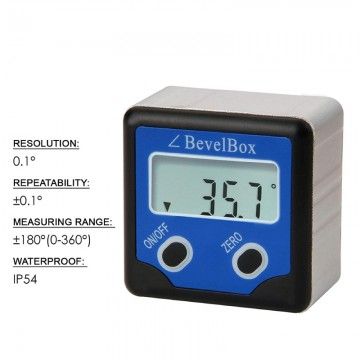 Digital Inclinometer Protractor / Bevel Box Magnetic Angle Meter  AVO - 4