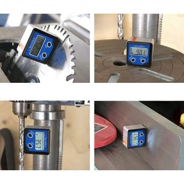 Goniometro Inclinometro Digitale /Bevel Box Misuratore Angolo Magnetico  AVO - 10