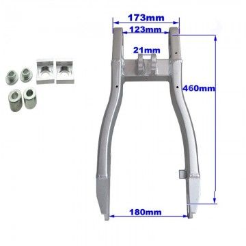 Forcellone In Alluminio Per Pitbike - Interasse Max 46 cm  VMC RACING - 2