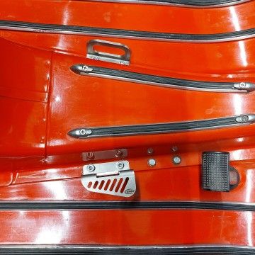 Brackets for fixing the tank / bag on the Vespa footboard  VMC RACING - 6