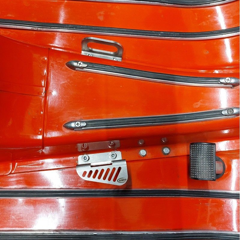 Brackets for fixing the tank / bag on the Vespa footboard  VMC RACING - 6