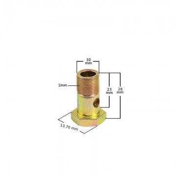 M 10 x 23 mm Hollow Bolt for YX / GPX Engine Oil Pipe Connection  AVO - 1