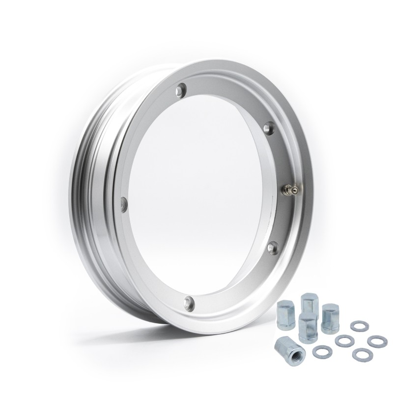 VMC 2.10 - 10 Tubeless Alloy Wheel, Solid Grey, for Vespa  VMC RACING - 1