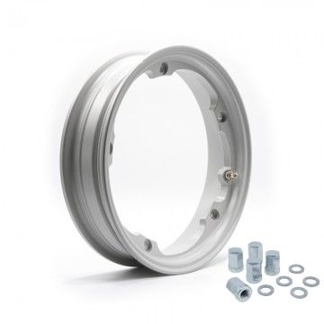 Cerchio In Lega Tubeless VMC 2.10 - 10 Bianco Opaco Per Vespa  VMC RACING - 1