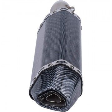 AVO Carbon Fiber Pit Bike Exhaust 36-51mm with DB Killer - 6