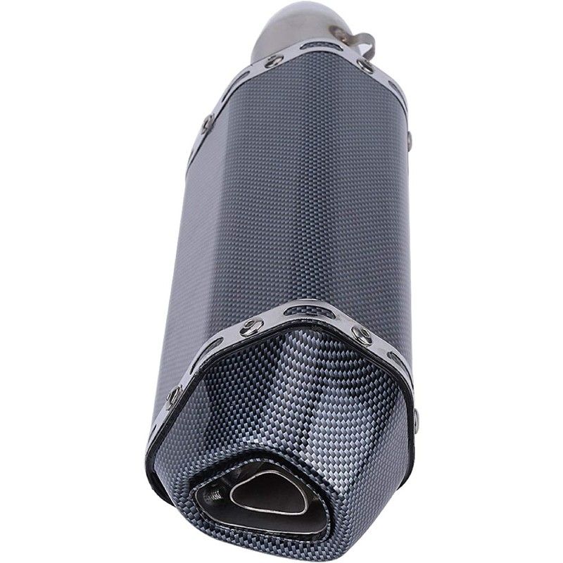 AVO Carbon Fiber Pit Bike Exhaust 36-51mm with DB Killer - 6