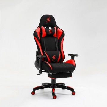 Poltrona Sedia Gaming In Tessuto SparkGaming NERA e ROSSA - ZK5020  SPARK GAMING - 1