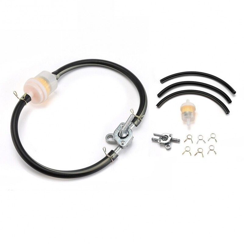 Magnetic fuel filter with 5 mm tube and in-line metal tap  AVO - 6