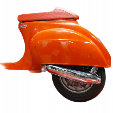 VMC SILURO SPORT CHROMED muffler for Vespa Small frame  VMC RACING - 10
