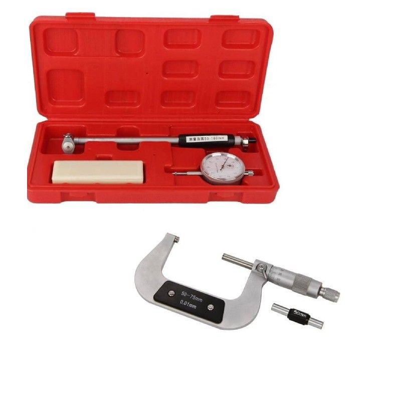 Bore gauge and micrometer for piston measurements (0.01 mm)  AVO - 1