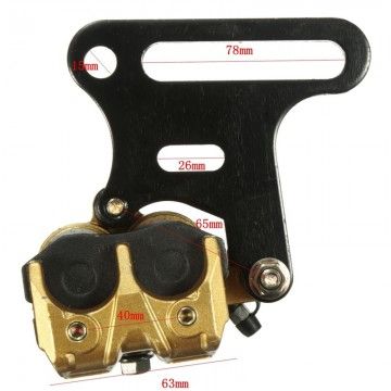 Dual Piston Rear Brake Caliper for Pit Bikes  AVO - 3