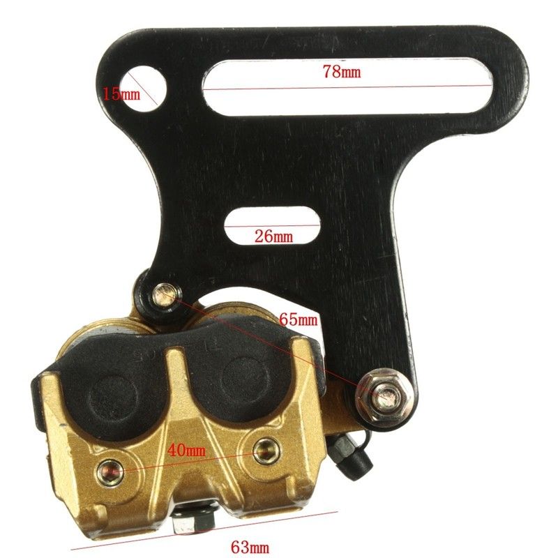 Dual Piston Rear Brake Caliper for Pit Bikes  AVO - 3