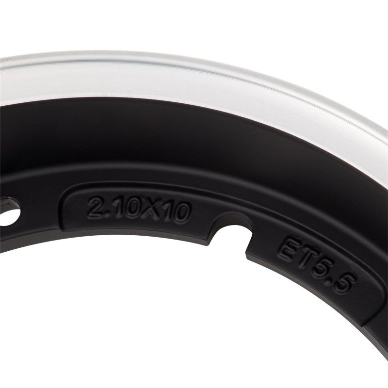 SIP Tubeless Rim 2.0 - 2.10 Black and Grey For Classic Vespa 10" - 8  SIP - 5