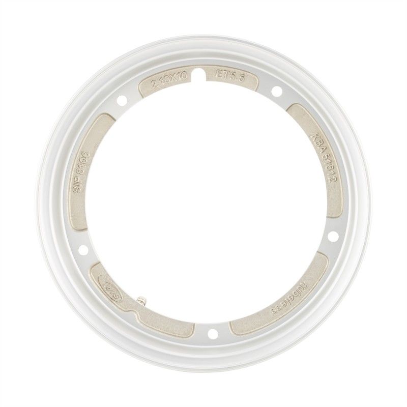 Cerchio SIP Tubeless 2.0 - 2.10 Argento opaco Per Vespa Classica 10" - 8  SIP - 3