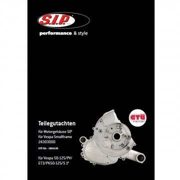 SIP crankcase for Vespa 50-125 ET3 PK50-125 24303000  SIP - 14