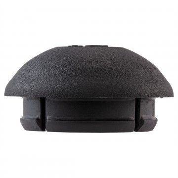 Front and rear drum dust cap Black plastic For Vespa 50 Special / 125 / PX 80 - 150 87227000  SIP - 2