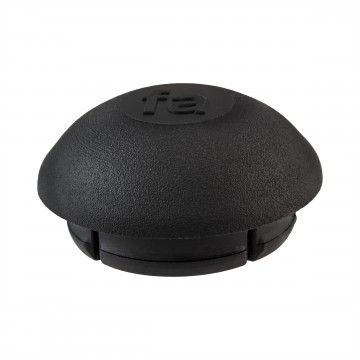 Front and rear drum dust cap Black plastic For Vespa 50 Special / 125 / PX 80 - 150 87227000  SIP - 3