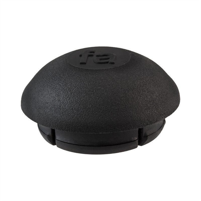 Tappo antipolvere tamburo anteriore e posteriore Nero in plastica Per Vespa 50 Special / 125 / PX 80 - 150 87227000  SIP - 3