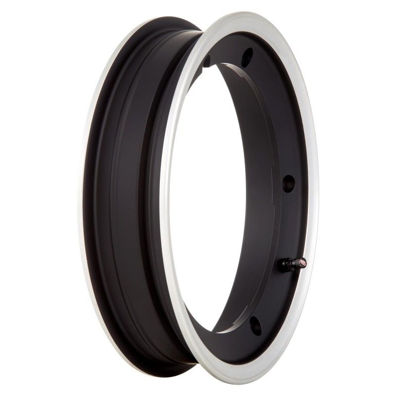 SIP Tubeless Rim 2.0 - 2.10 Black and Grey For Classic Vespa 10" - 8  SIP - 1