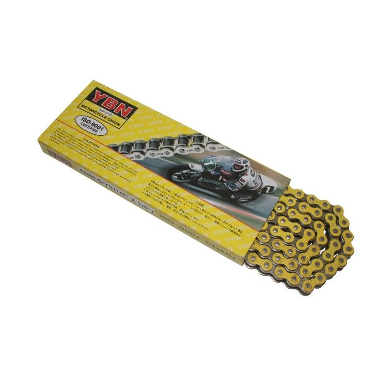 Pitbike Chain YBN 420H - S/YE Pitch 420 - 120 Links Yellow  YBN CHAIN - 1