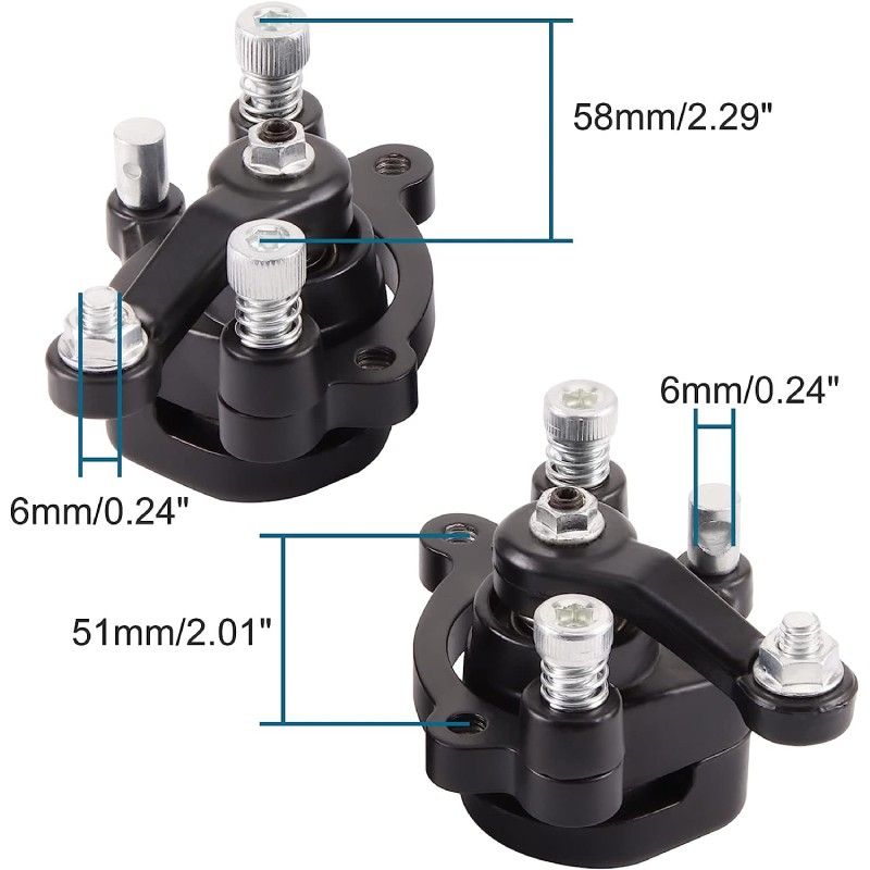 AVO air front and rear brake caliper for minimoto - 4