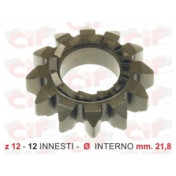 INGRANAGGIO AVVIAMENTO Z12-12 INNESTI- INTERNO 21,8 MM CIF : 5010  CIF - 1