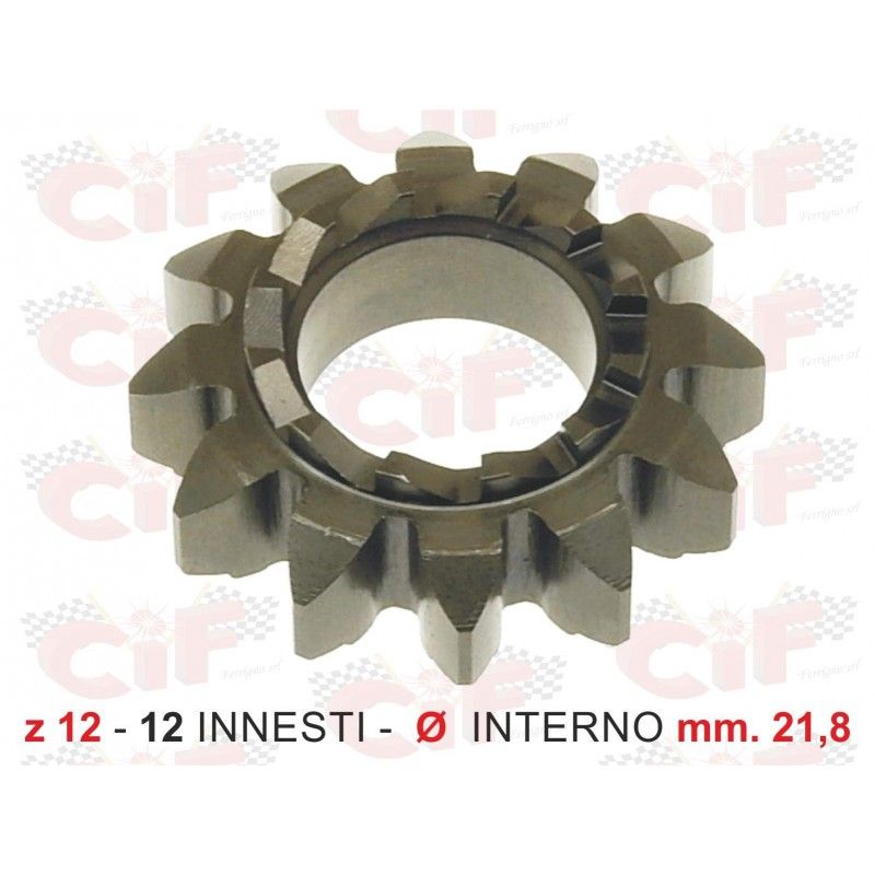 STARTER GEAR Z12-12 ENGAGEMENTS- INTERNAL 21.8 MM CIF : 5010  CIF - 1
