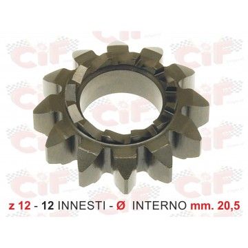 INGRANAGGIO AVVIAMENTO Z12-12 INNESTI- INTERNO 20,5 MM CIF : 5011  CIF - 1