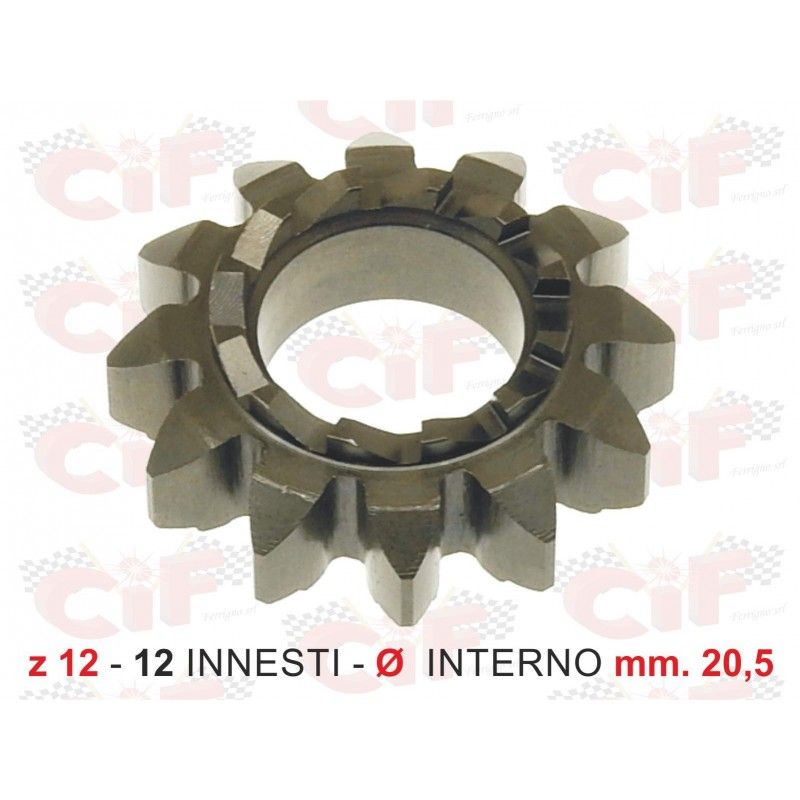 STARTER GEAR Z12-12 ENGAGEMENTS- INTERNAL 20.5 MM CIF : 5011  CIF - 1