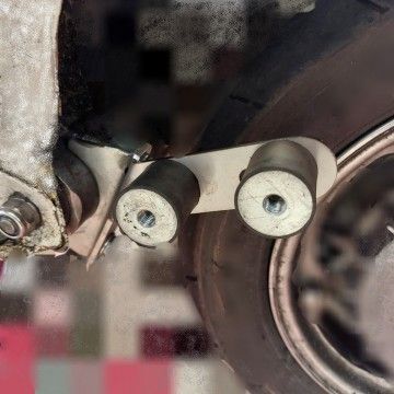 Staffa Supporto Marmitta VMC specifica per Telai Vespa serie PK  VMC RACING - 2