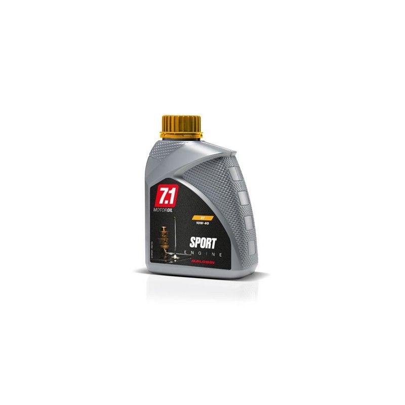 7.1 4T OIL SPORT ENGINE OIL (SAE 10W-40 JASO MA2) 1L FOR MOTORCYCLES 76  MALOSSI - 1