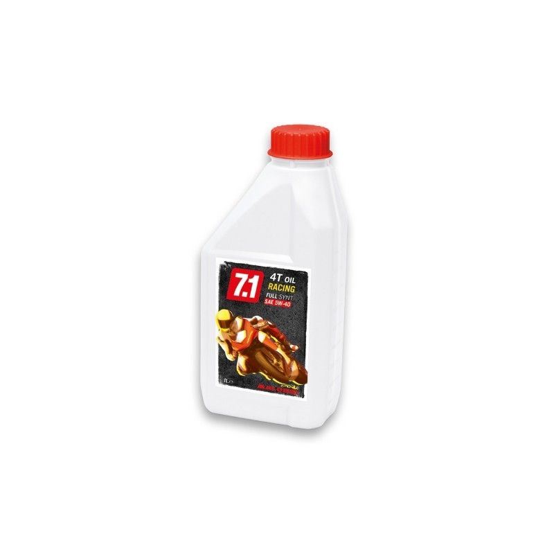 7.1 4T OIL RACING FULL SYNT ENGINE OIL (SAE 5W-40) 1L FOR MOTORCYCLES 761580  MALOSSI - 1