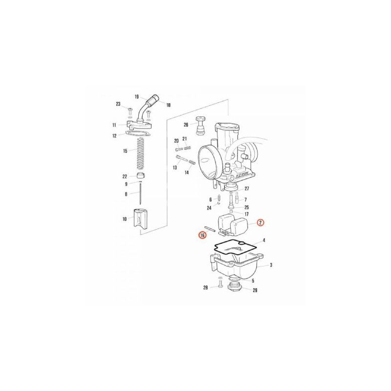 Carburetor Float Pin for Keihin PWK Carburetor 24~36mm  AVO - 4