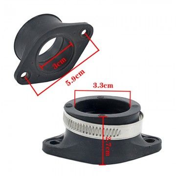 Flangia in gomma / Adattatore per carburatore 32 mm / GPX 190  AVO - 1
