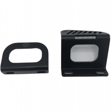 Brackets for fixing tank / bag on Vespa footboard - Black  VMC RACING - 3