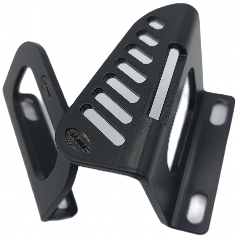 Brackets for fixing tank / bag on Vespa footboard - Black  VMC RACING - 1
