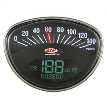 Contagiri/contachilometri SIP 2.0 per Vespa ET3/Ss/Ts/Rally/Super/Gtr 50000630
  SIP - 1