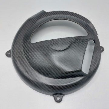 Carbon Fiber Fan Cover for Vespa Small Frame 50 - 125 Primavera - ET3  CARBON ITALY - 2