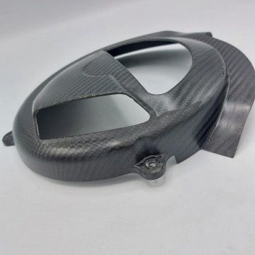 Carbon Fiber Fan Cover for Vespa Small Frame 50 - 125 Primavera - ET3  CARBON ITALY - 5