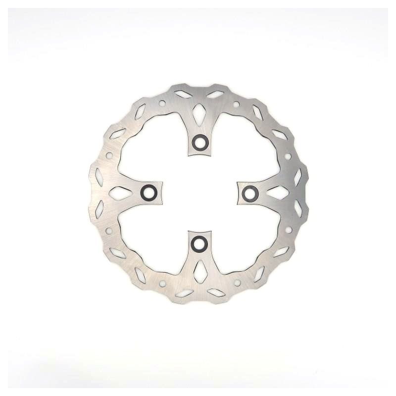 Brake Disc 220 mm Fixed Cross 4 Holes Iron For Pitbike / Cross  AVO - 1