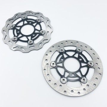 200mm Floating 3-Hole Black AVO Brake Disc - 1