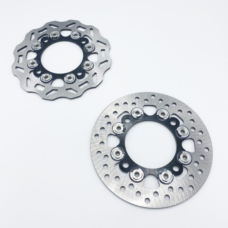 180mm Floating 4-Hole Black Brake Disc  AVO - 1
