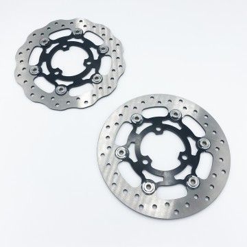 210mm Floating 3-Hole Black AVO Brake Disc - 1